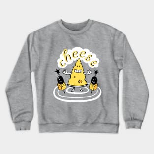 smiling cheese Crewneck Sweatshirt